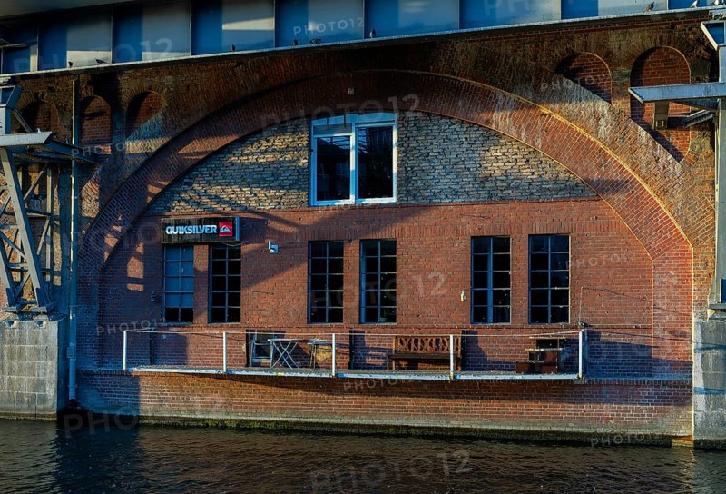 Storage rooms below the S-Bahn line at Jannowitzbrücke station, Friedrichshain-Kreuzberg, Berlin, Germany, Europe