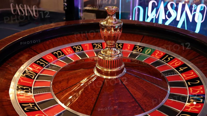 Casino gambling roulette awaiting gamblers and tourist to spend money