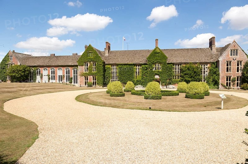 Frontage and entrance to Littlecote House Hotel, Hungerford, Berkshire, England, UK