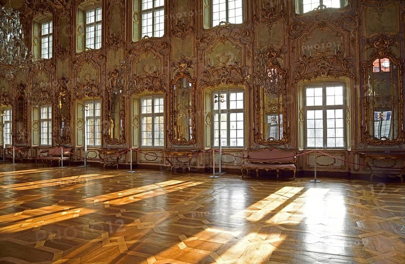 Europe, Germany, Bavaria, Swabia, Augsburg, Schaetzler-Palais, Rococo, built 1765 to 1770, Large ballroom, Europe