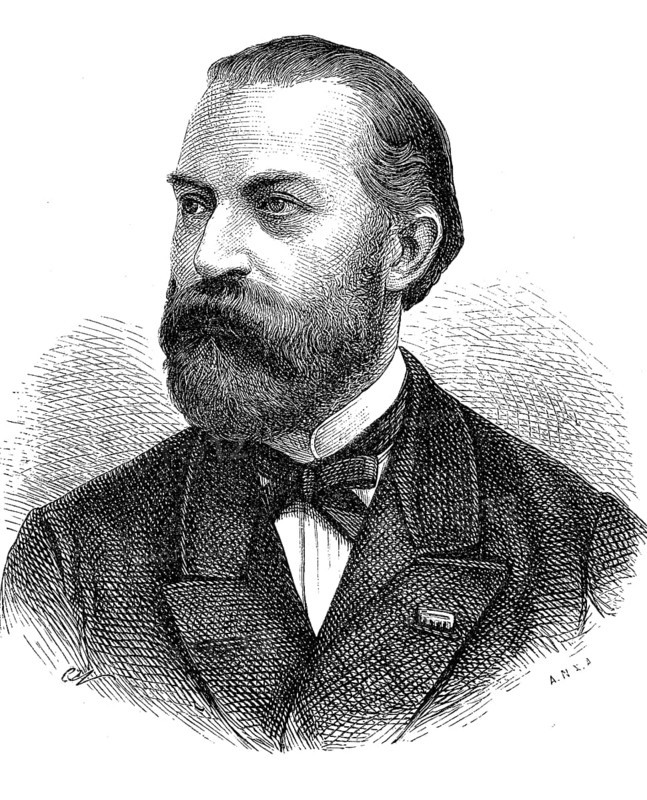 Friedrich Wilhelm Ludwig Gruetzmacher, 1 March 1832, 23 February 1903, a German cellist and composer, Historical, digital reproduction of an original from the 19th century