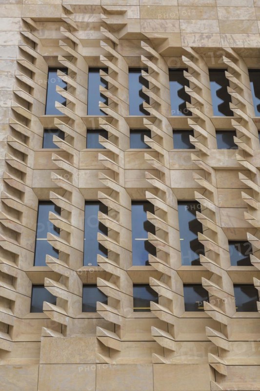 Parliament House designed by the architect Renzo Piano, Valletta, Malta, Europe