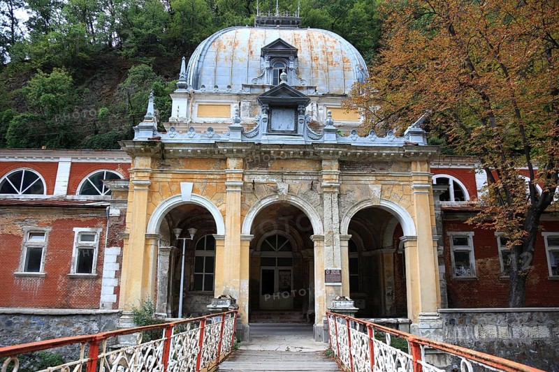 Banat, spa, Hercules spa, Baile Herculane, spa house in the old town centre, Romania, Europe