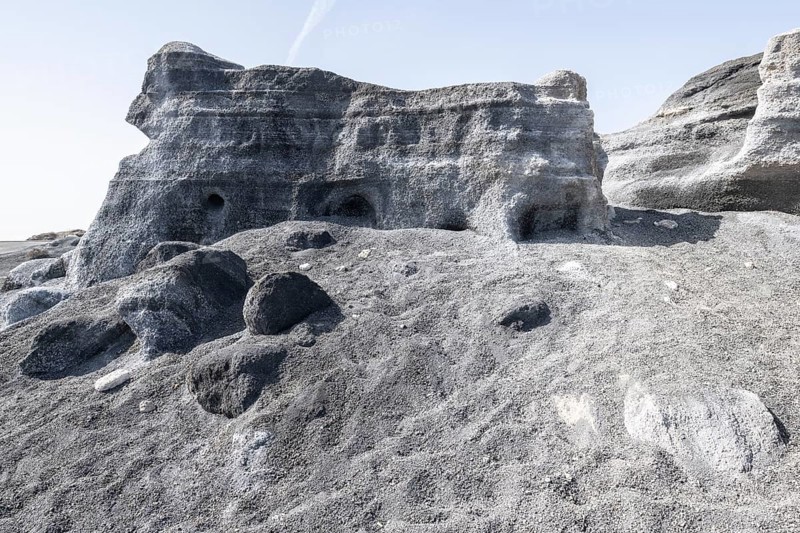 Stratified City, Antigua rofera de Teseguite, Lanzarote, Canary Islands, Spain, Europe
