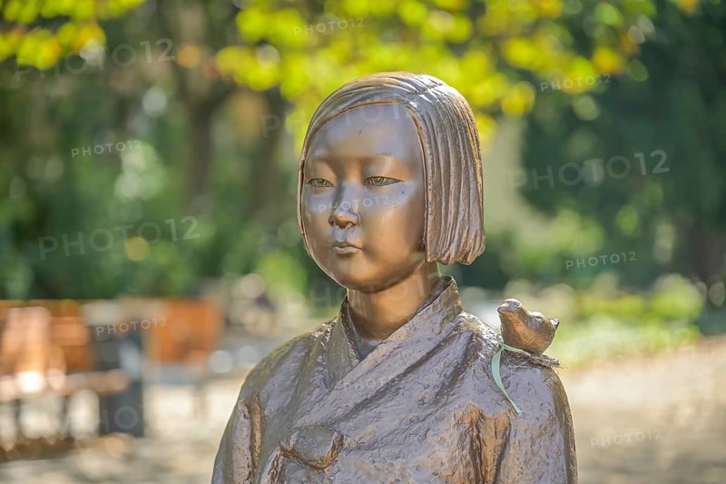 Peace statue Ari, memorial against forced prostitution, Unionplatz, Moabit, Berlin, Germany, Europe