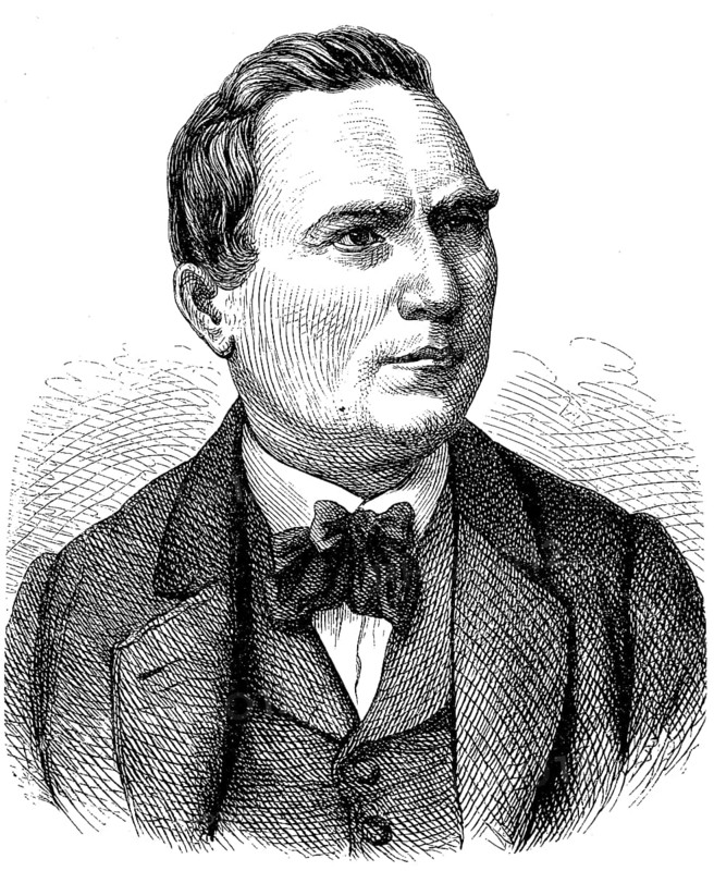Joseph Hubert Reinkens, 1 March 1821, 4 January 1896, was a German theologian and Catholic priest. He was one of the founders and the first bishop of the Old Catholic Church in Germany, Historical, digital reproduction of an original from the 19th century