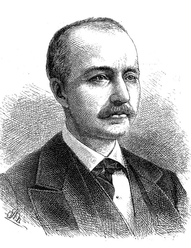 Johann Ludwig Heinrich Julius Schliemann, 6 January 1822, 26 December 1890, a German merchant, archaeologist and pioneer of field archaeology, Historical, digital reproduction of an original from the 19th century