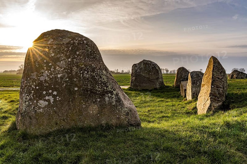 The Nobbin megalithic tomb, Putgarten, Ruegen Island, Mecklenburg-Western Pomerania, Germany, Europe