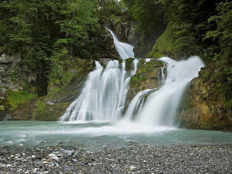 Reichenbach Falls, Meiringen, Canton of Bern, Switzerland, Europe