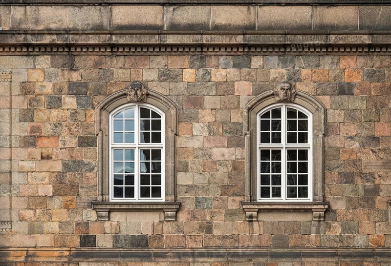 Window, Christiansborg Palace, Danish Parliament, Folketinget, Copenhagen, Denmark, Europe