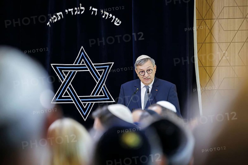 Inauguration of the synagogue centre in Potsdam. Abraham Lehrer, President of the Central Welfare Organisation of Jews in Germany. Potsdam, 04.07.2024