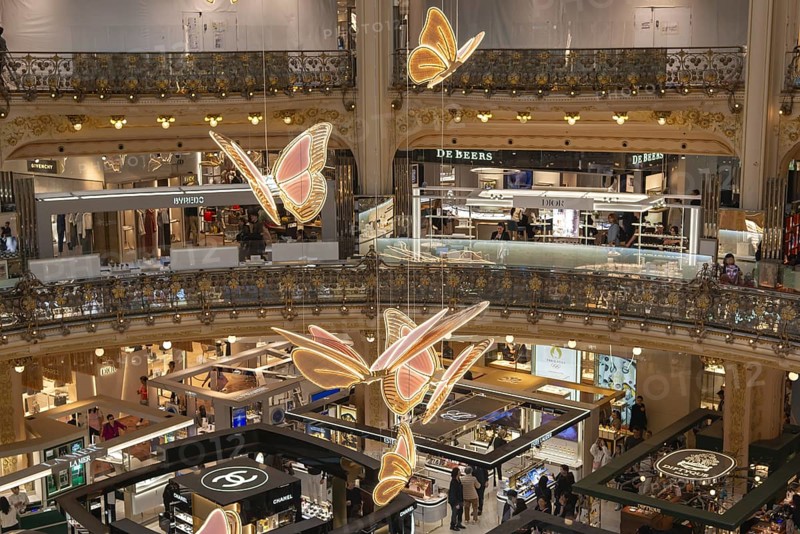 Galeries Lafayette department stores', Paris, Île-de-France, France, Europe