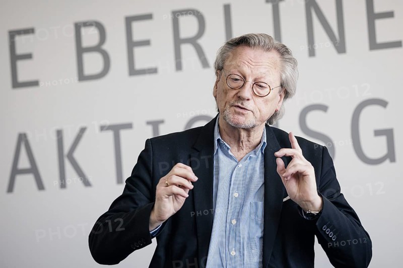 Peter Brandt, recorded during an interview at the NBR office in Berlin. 09.05.2022