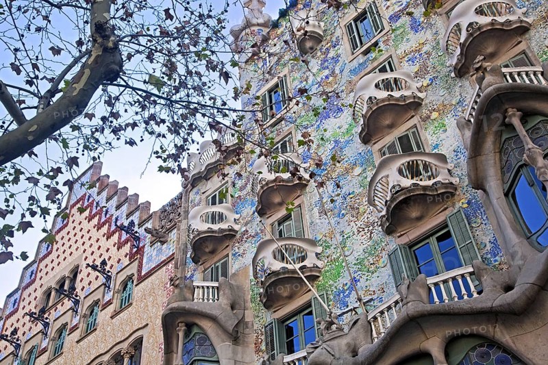 Casa Milà, La Pedrera, building designed by the Catalan architect Antoni Gaudí, Barcelona, Spain, Europe