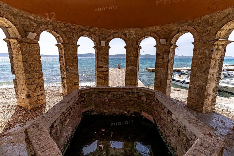 The Imperial Fountain in Zadar, Croatia, Europe