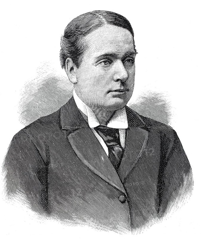 Archibald Philip Primrose, 5th Earl of Rosebery KG PC (7 May 1847 to 21 May 1929) British statesman and Prime Minister of the United Kingdom from 1894 to 1895, digital reproduction of a 19th century original, historical
