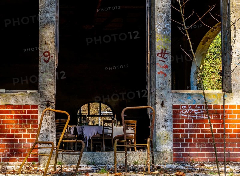 Historic buildings on the site of the former tuberculosis sanatorium in Beelitz, Brandenburg, Germany, Europe
