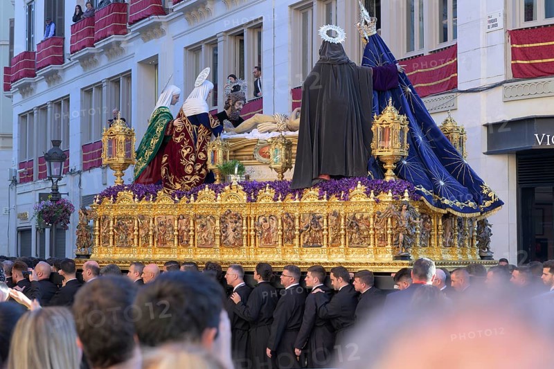 Good Friday procession, Trono, processional altar, Malaga, Spain, Europe
