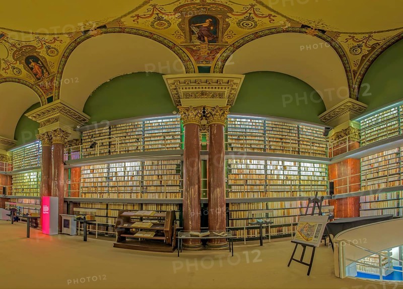 Herzog August Library Interior Panorama Wolfenbüttel Germany