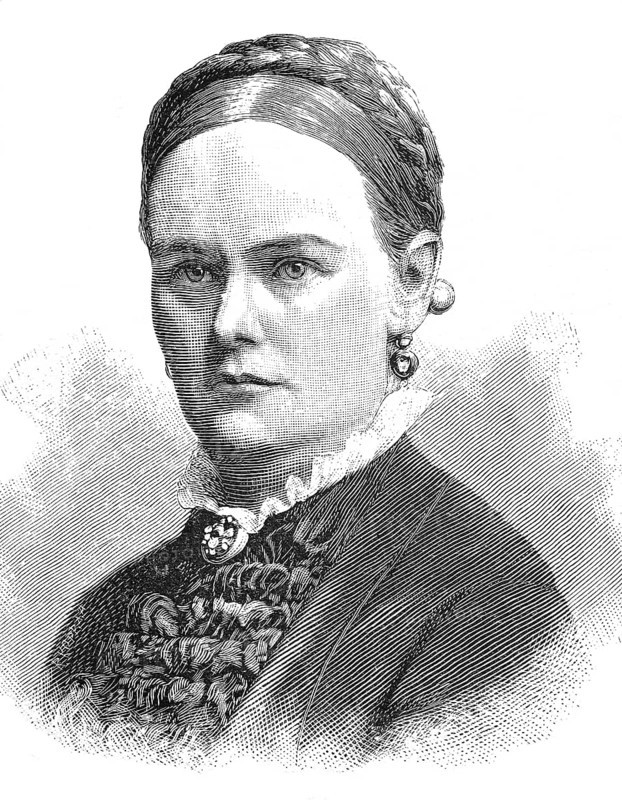 Ludovica Karoline Albertine Emanuele Hesekiel (born 3 July 1847 in Altenburg, died 6 April 1889 in Neustadt near Coburg) was a German writer, reproduction of an original, around 1900, historical