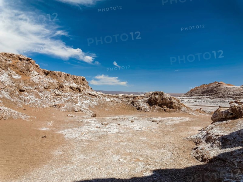 Atacama Desert, Moon Valley with salt rock, Chile, South America