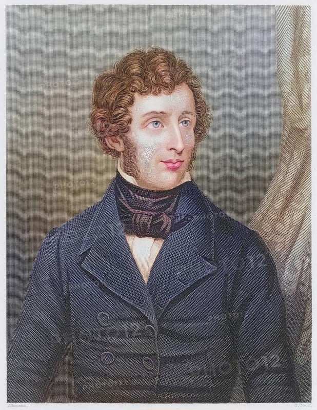 Friedrich Wohler (1800-1882), German organic chemist. Isolated aluminium (1827), synthesised urea (1828), discovered beryllium (1828) and obtained acetylene from calcium carbide. From James Sheridan Muspratt Chemistry (London, ca. 1860) . Copperplate engraving, digitally restored reproduction from a 19th century original, record date not stated