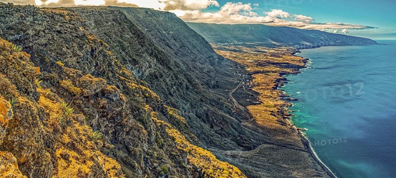 Landscape on the caldera rim of El Hierro