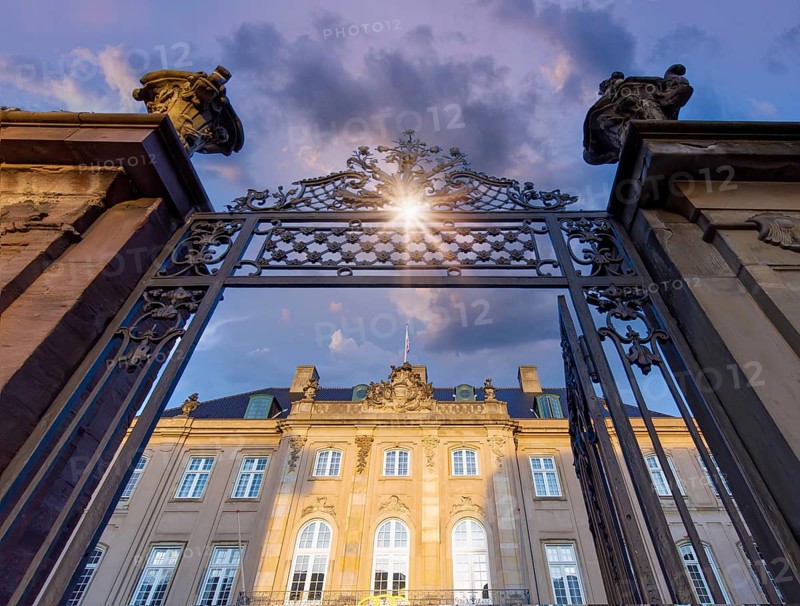 Copenhagen, Odd Fellow Palace in aristocratic neighbourhood of Frederikstaden in historic city center near Nyhavn