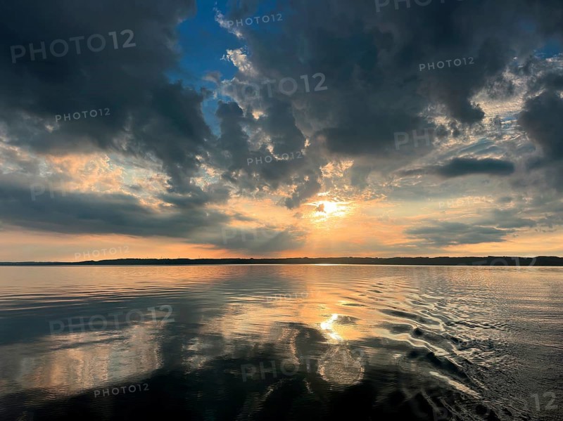 Sunrise at Lake Starnberg, Tutzing, Bavaria, Germany, Europe