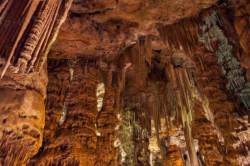 St. Michael's Cave, limestone cave in the Upper Rock Nature Reserve, Gibraltar, Europe