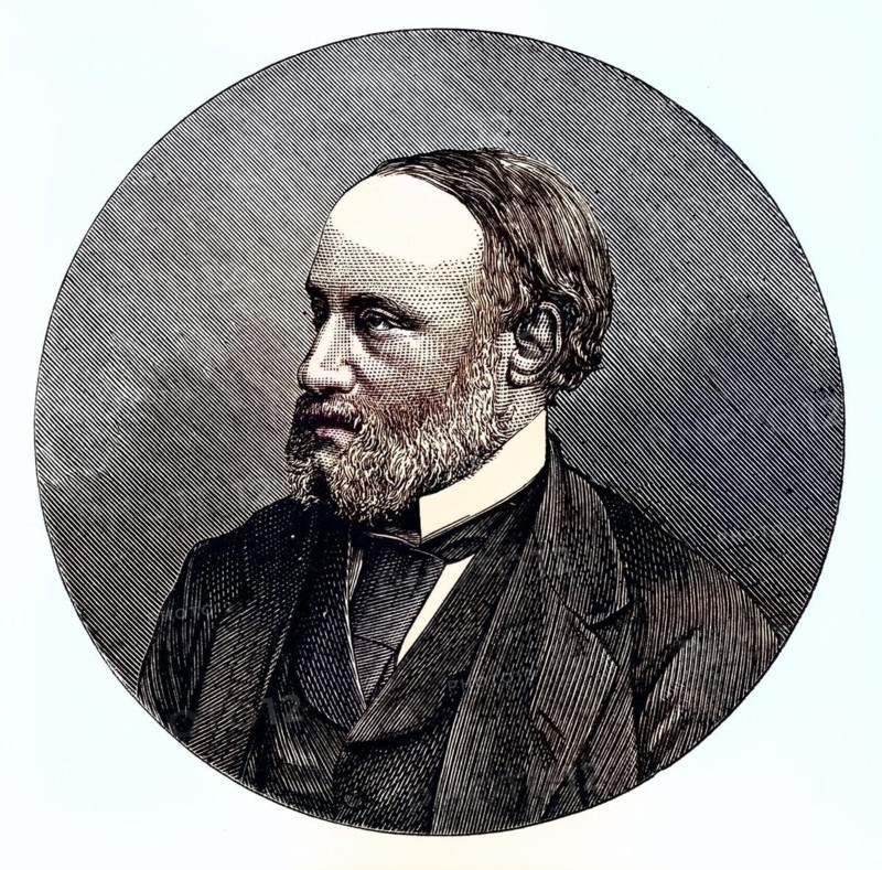 James Prescott Joule (24 December 1818, 11 October 1889) was a British brewer who achieved great distinction as a physicist, 1876, Historic, digitally restored reproduction from a 19th century original, Record date not stated