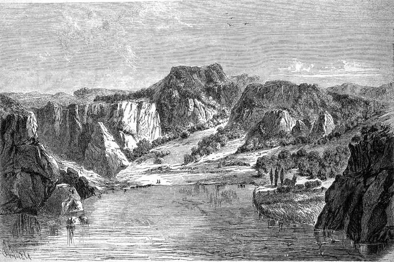 Juan Fernandez, the island of Robinson Crusoe, a group of islands belonging to Chile in the southern Pacific, 1880, Historical, digital reproduction of an original from the 19th century