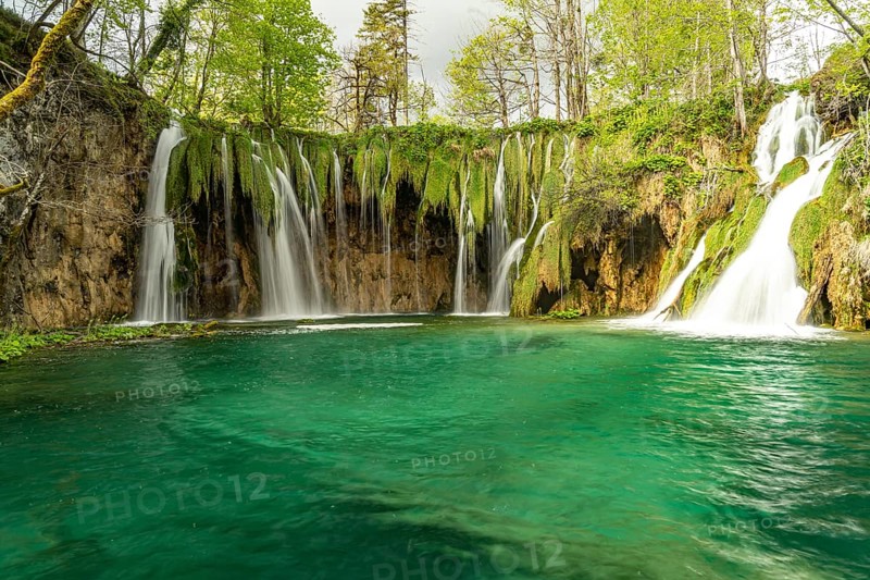 The Galovacki Buk waterfall in Plitvice Lakes National Park, Croatia, Europe