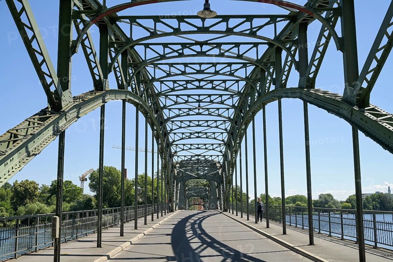Eiswerder Bridge, Eiswerder Island, Hakenfelde, Spandau, Berlin, Germany, Europe