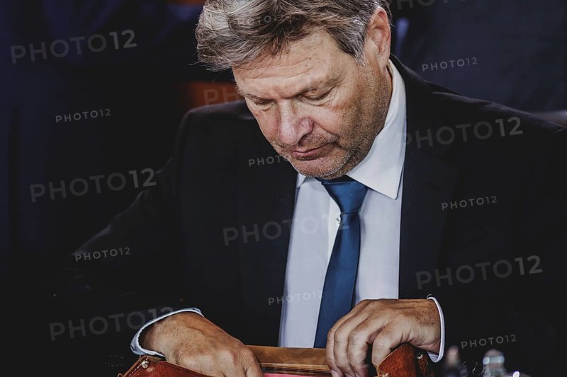 Robert Habeck (Alliance 90/The Greens), Federal Minister for Economic Affairs and Climate Protection and Vice-Chancellor, recorded during the weekly cabinet meeting in Berlin, 26 June 2024