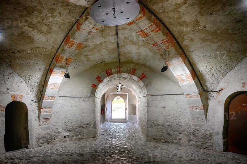 Interior view, Castel Sant'Angelo, Romanesque Chapel of St. Michael, Augustinian Canons' Monastery, Neustift Monastery, also a monastery, Vahrn near Bressanone, Bressanone, South Tyrol, Italy, Europe