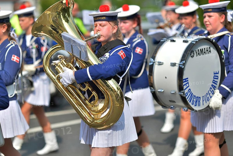 Participants and spectators at the traditional Schuetzenumzug on 09.07.2017 in Iserlohn, Germany, Europe