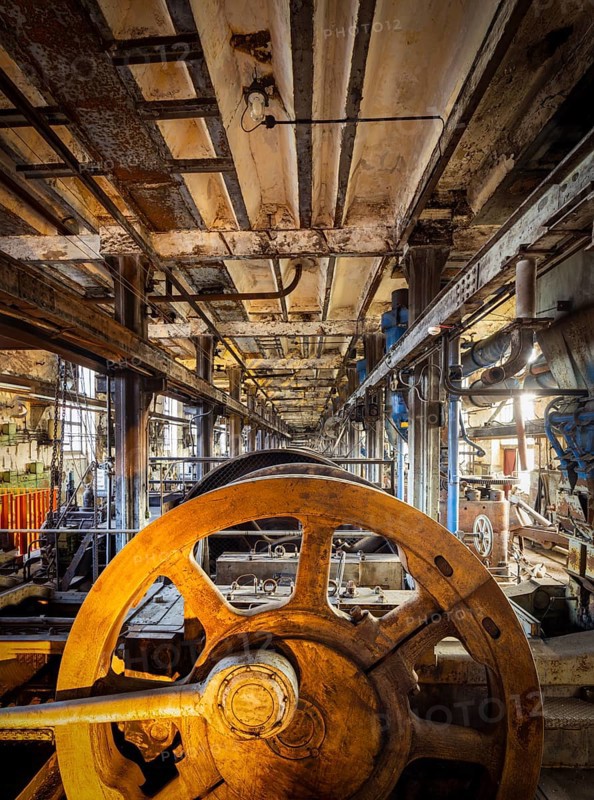 The Knappenrode Energy Factory is one of the four sites of the Saxon Industrial Museum on the site of the disused Knappenrode briquette factory, which is now a listed building., Knappenrode, Saxony, Germany, Europe