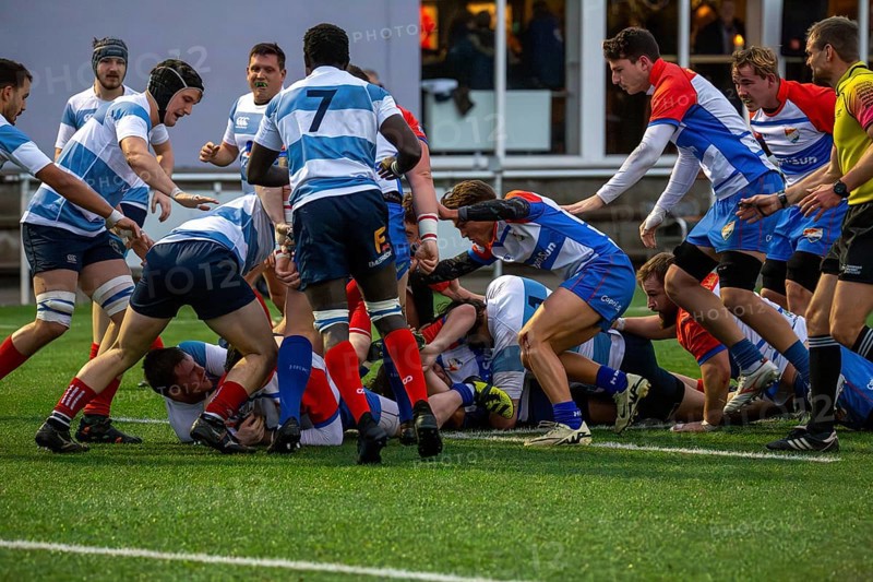 Rugby 1st Bundesliga South/West, season 2024/25, matchday 7 (catch-up match) : Heidelberger Ruderklub 1872 against Rugby Club Luxembourg