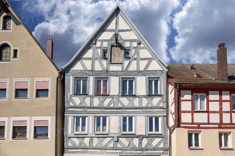 Historic half-timbered house, Weißenburg, Middle Franconia, Bavaria, Germany, Europe