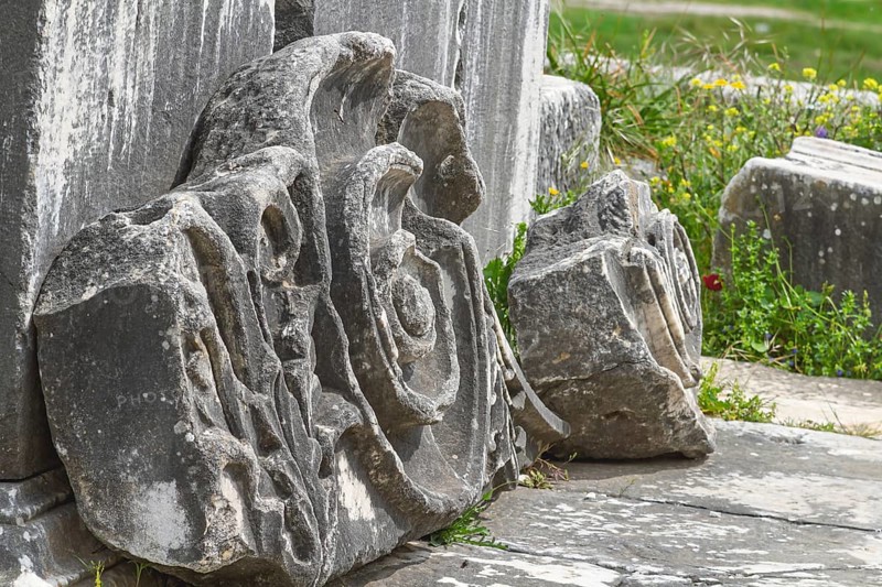 Priene archaeological site, Güllübahçe, Aydin province, Aegean region, Turkey, Asia