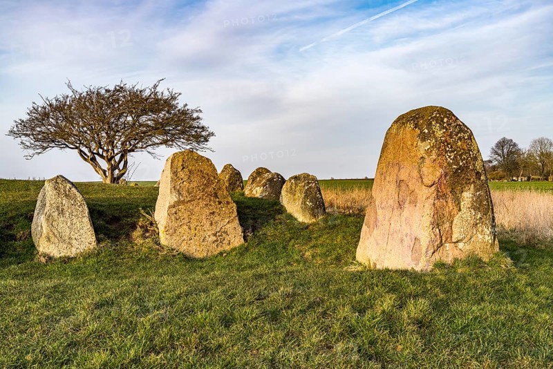 The Nobbin megalithic tomb, Putgarten, Ruegen Island, Mecklenburg-Western Pomerania, Germany, Europe