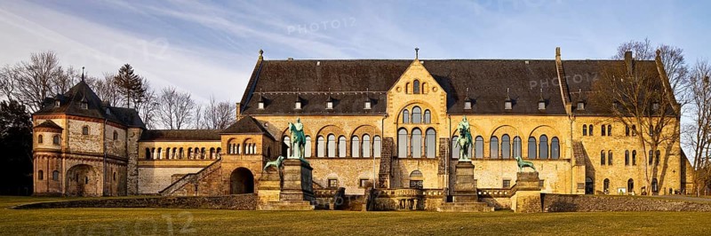 Goslar Imperial Palace, 11th century imperial house, UNESCO World Heritage Site, Harz Mountains, Lower Saxony, Germany, Europe