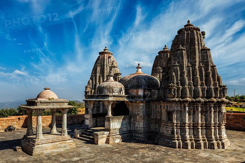 Yagya Mandir Hindu temple in Kumbhalgarh fort. Rajasthan, India, Asia