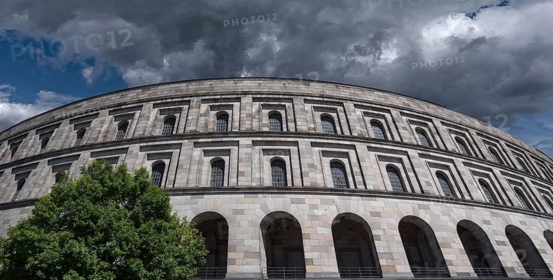 Congress Hall, unfinished National Socialist monumental building on the Nazi Party Rally Grounds, Nuremberg, Middle Franconia, Bavaria, Germany, Europe