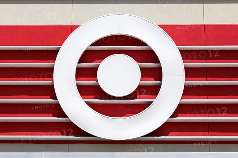 Target logo at a branch of the discount supermarket shop in Grapevine, USA, North America