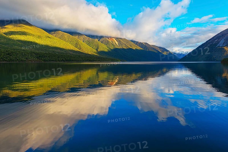View of Lake Rotoiti, Nelson Lakes National Park, South Island, New Zealand, Oceania