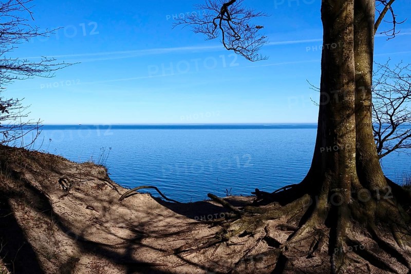 View of the Baltic Sea near Sellin, Rügen, Mecklenburg-Western Pomerania, Germany, Europe