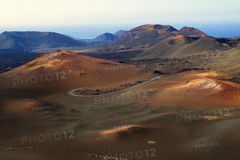 Fire Mountains of Timanfaya National Park, Montana del Fuego, Lanzarote, Canary Islands, Spain, Europe