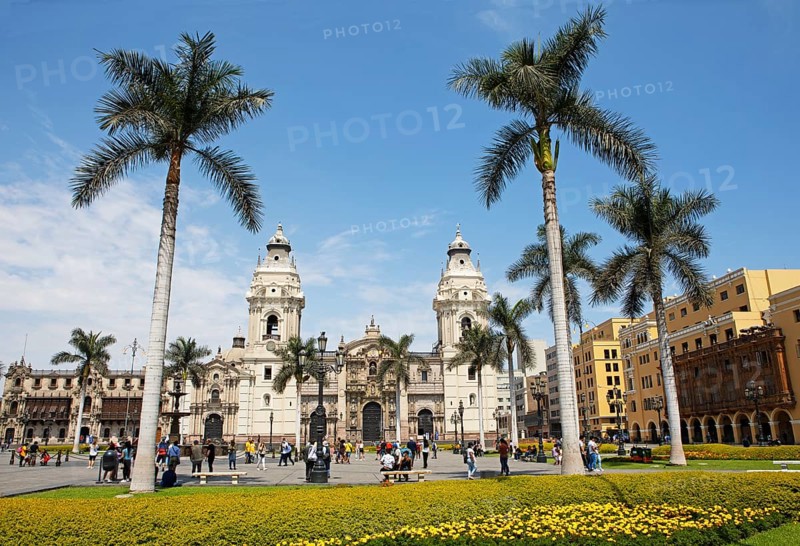 Cathedral of Lima or Cathedral Basilica of St John, Lima, Peru, South America